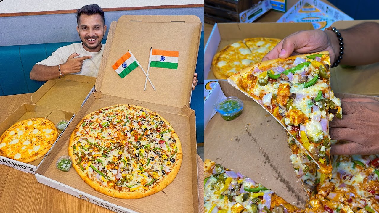 Biggest Pizza Ever is a 24' Inch Monster Pizza by Martion'z Pizza | Pizza which Is Worth Rs. 1599/-