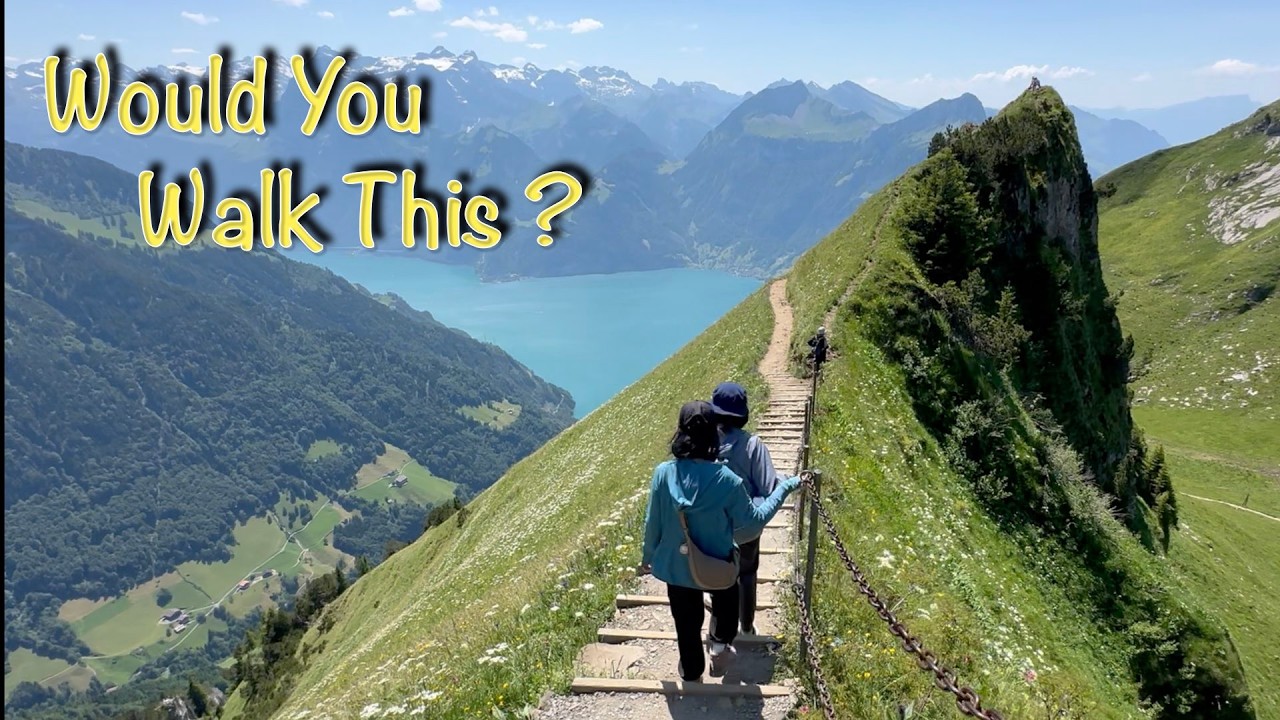 I Conquered Stoos Ridge! Breathtaking Views, Epic Endurance, Best Swiss Mountain Trail Adventure!
