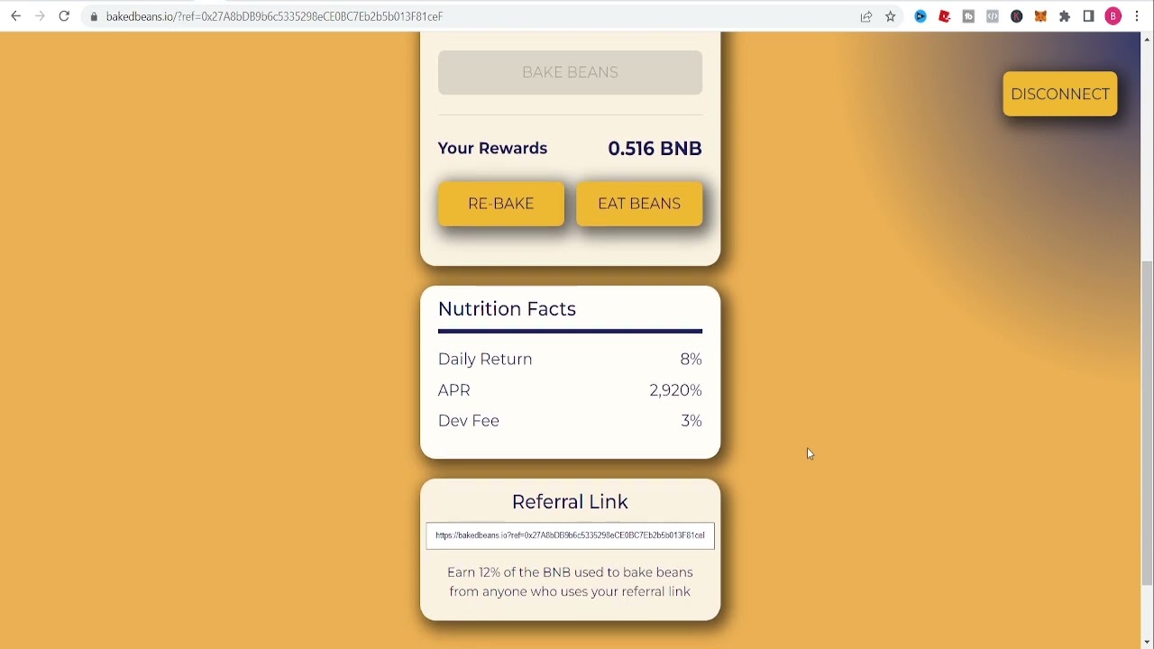 BAKED BEANS CRYPTO MINER Presale For The BCT Token Coin TODAY!!!