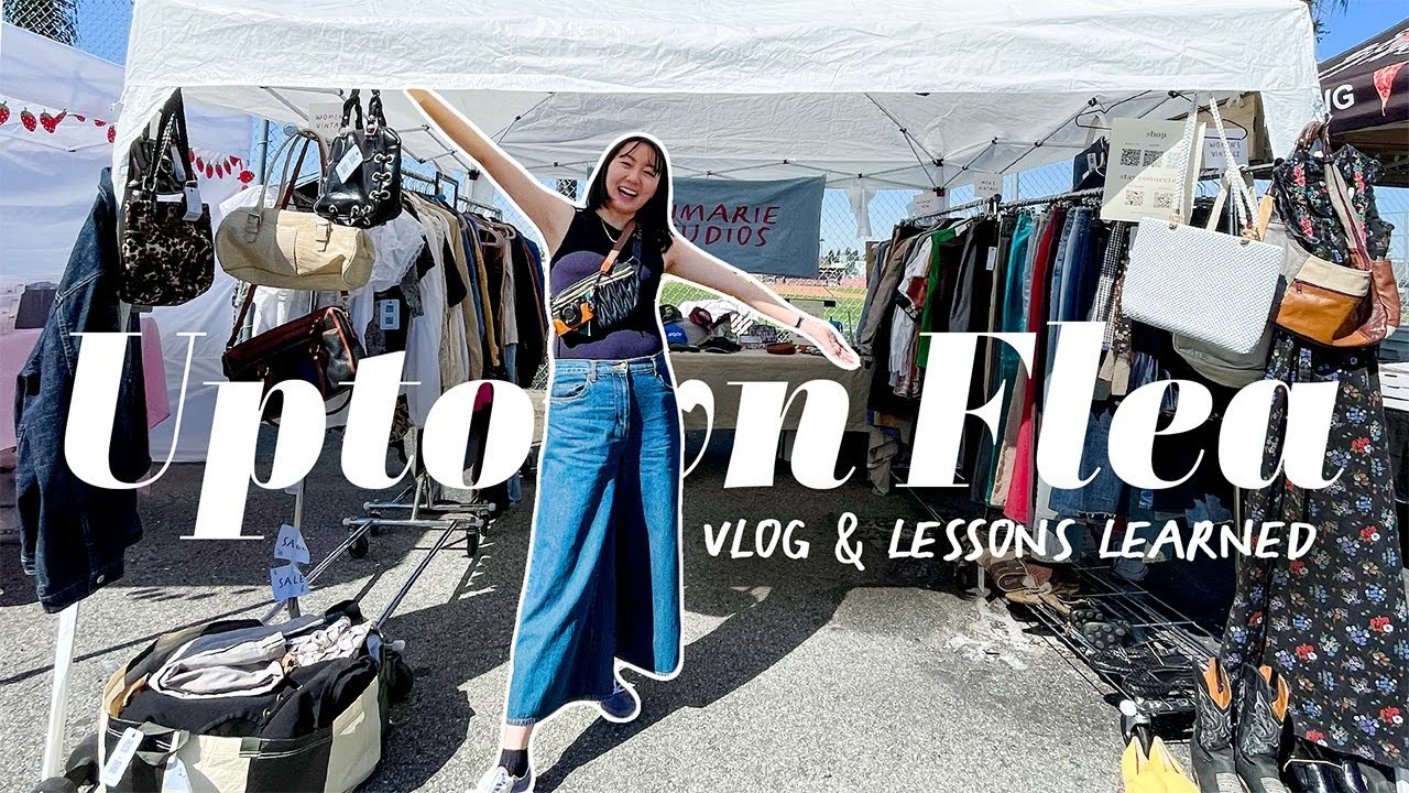 let's go to uptown flea market! | asmr prepping, vending, & lessons learned