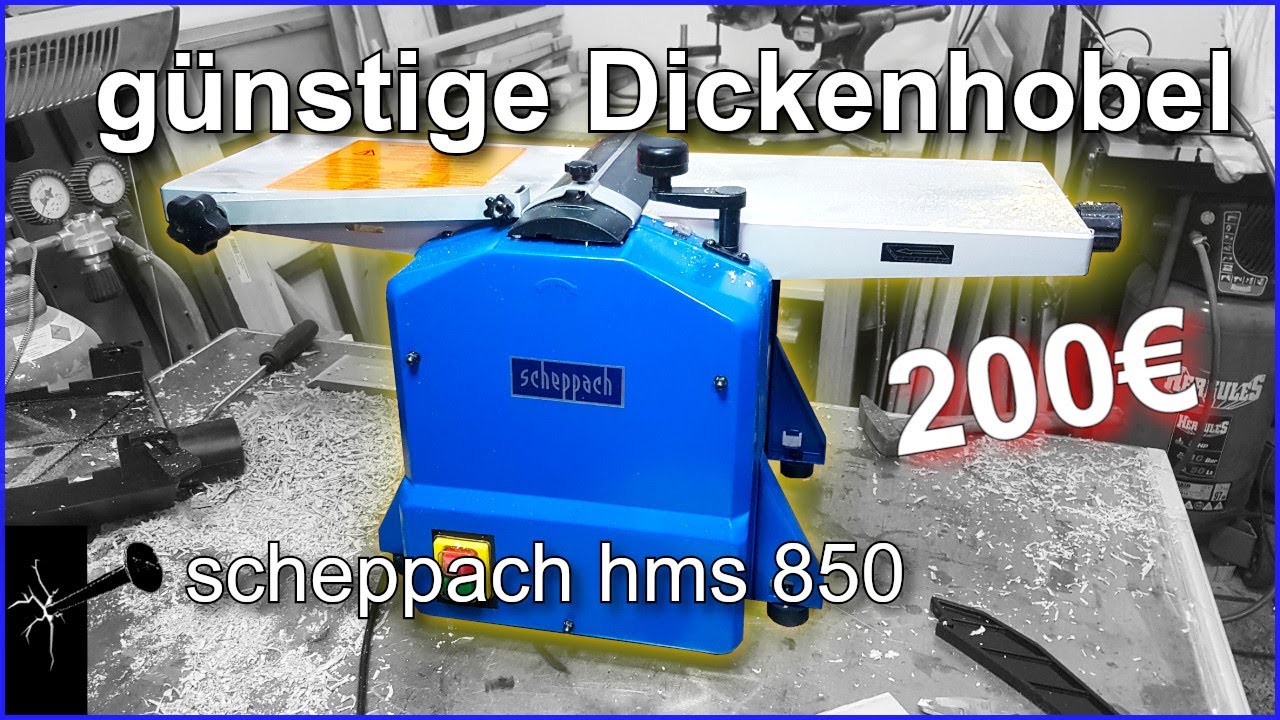Dickenhobel Preview | sheppach hms 850 woodster | Ich hab ne Hobelmaschine :D