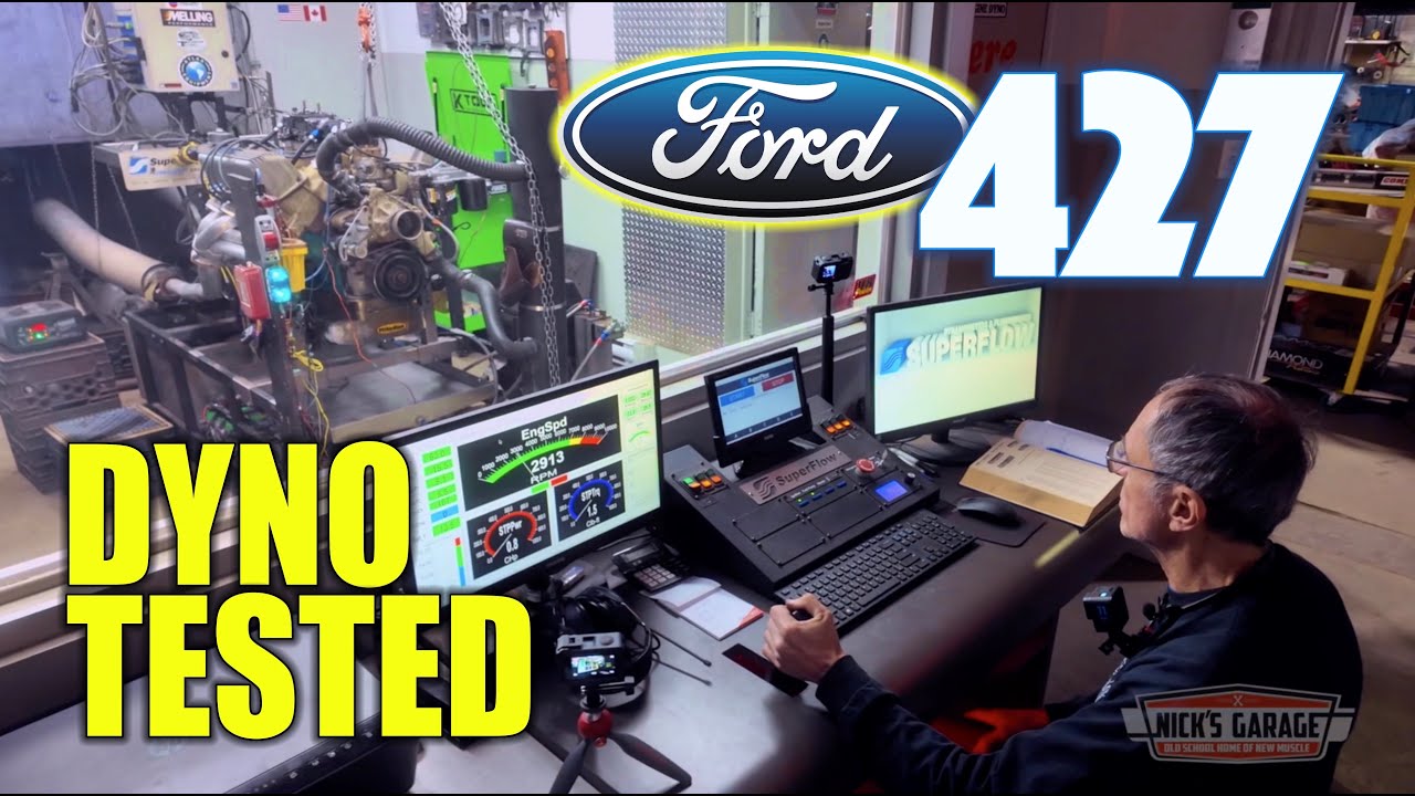 427 Ford Side Oiler — суперредкий V8 Dyno Blast