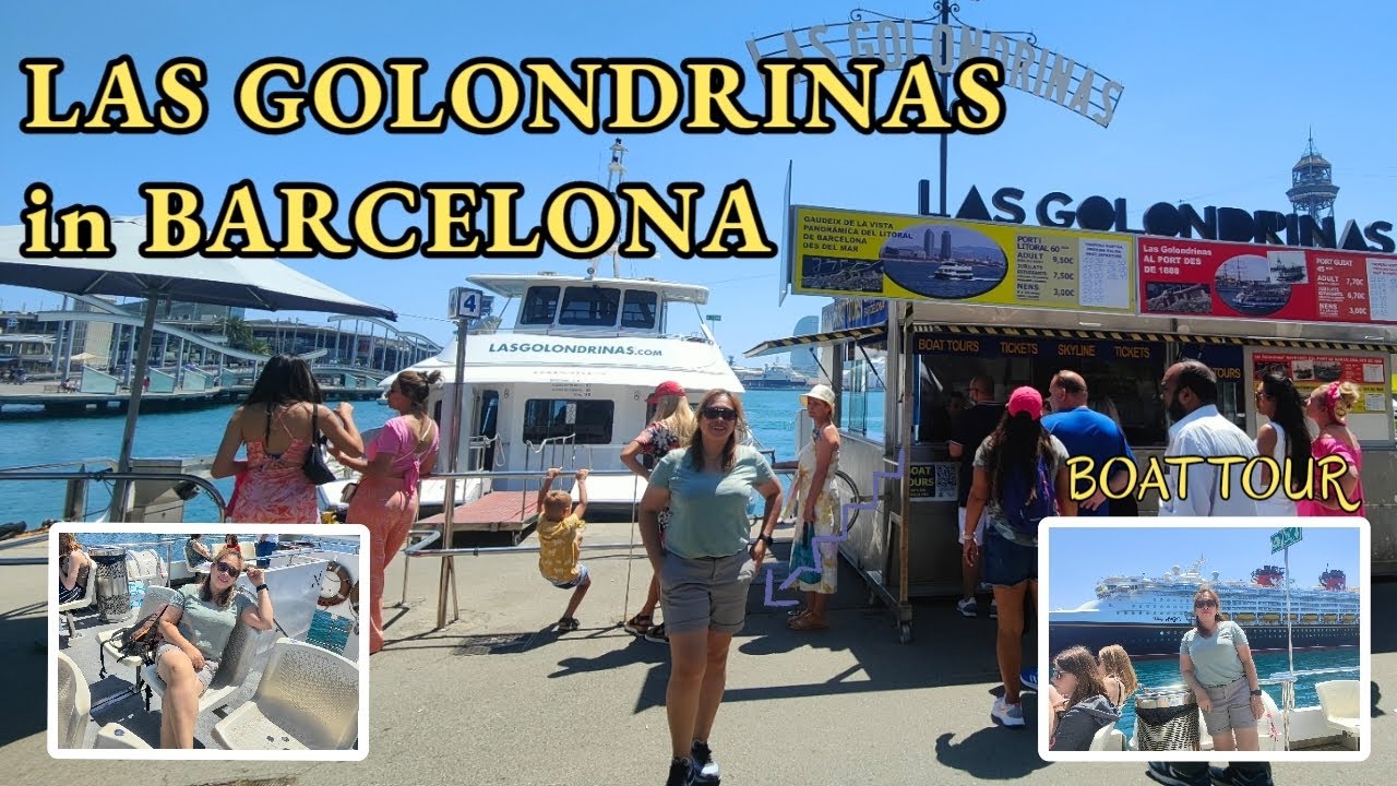 LAS GOLONDRINAS in BARCELONA BOAT TOUR
