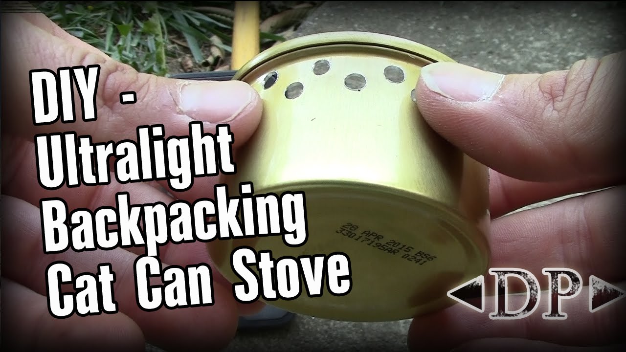 Alcohol Cat Food Stove - DIY Backpacking Stove