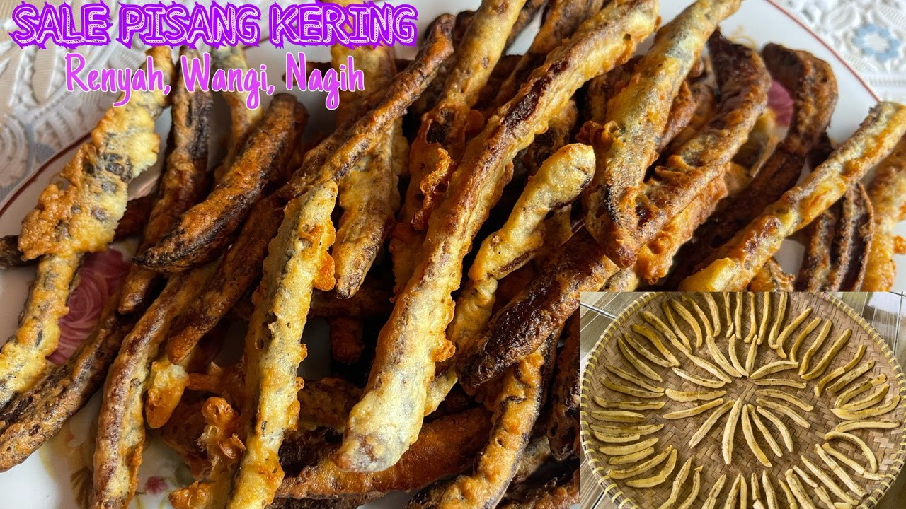 SALE PISANG KERING || OLAHAN PISANG KEMATANGAN