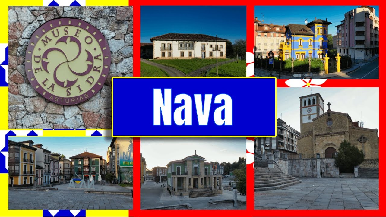 NAVA (ASTURIAS) A VISTA DE DRON [4K]