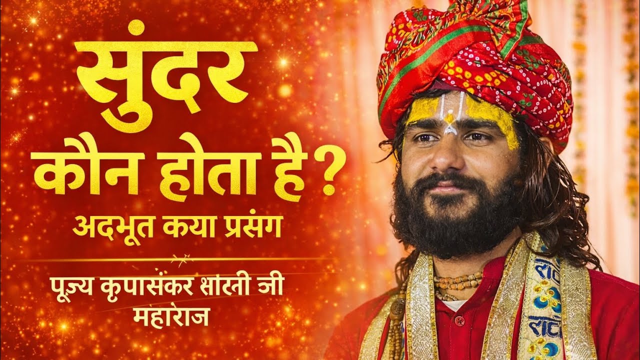 असल में सुंदरकौन #viralvideo #viralreel #pujyashree #kripashankar #shastri #mahraja #bhagwatkatha 