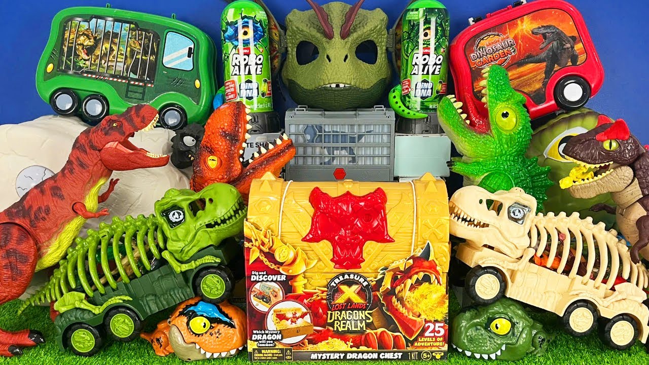 Jurassic World Rebirth Unboxing Review Asmr Dinosaur Zuru Robo Alive Dino DNA Dino Bone Trucks