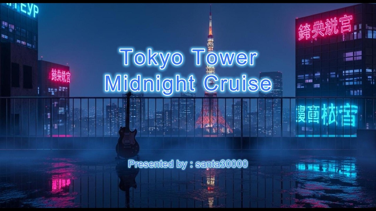 【City Pop】真夜中の首都高で聴きたい、涙が止まらないドライブソング『Tokyo Tower Midnight Cruise』🌃🚗