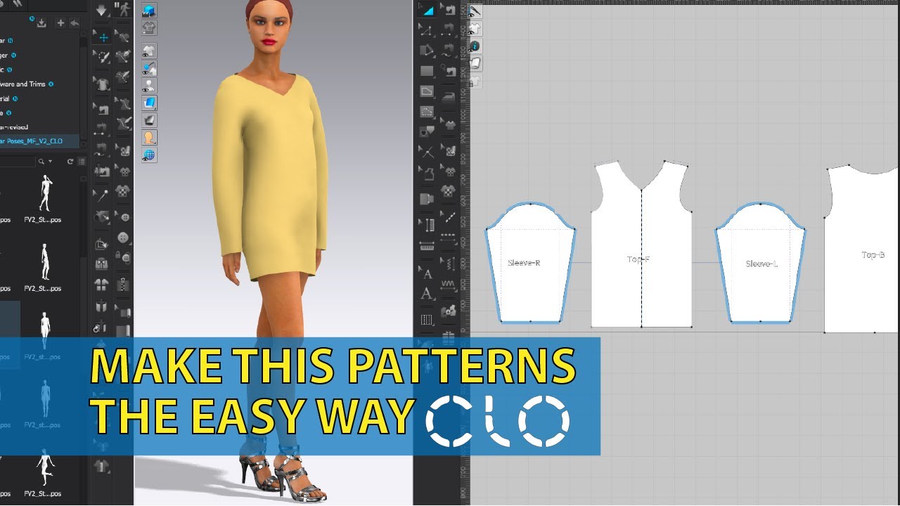 Как легко сделать базовый топ в CLO 3D | Базовый CLO