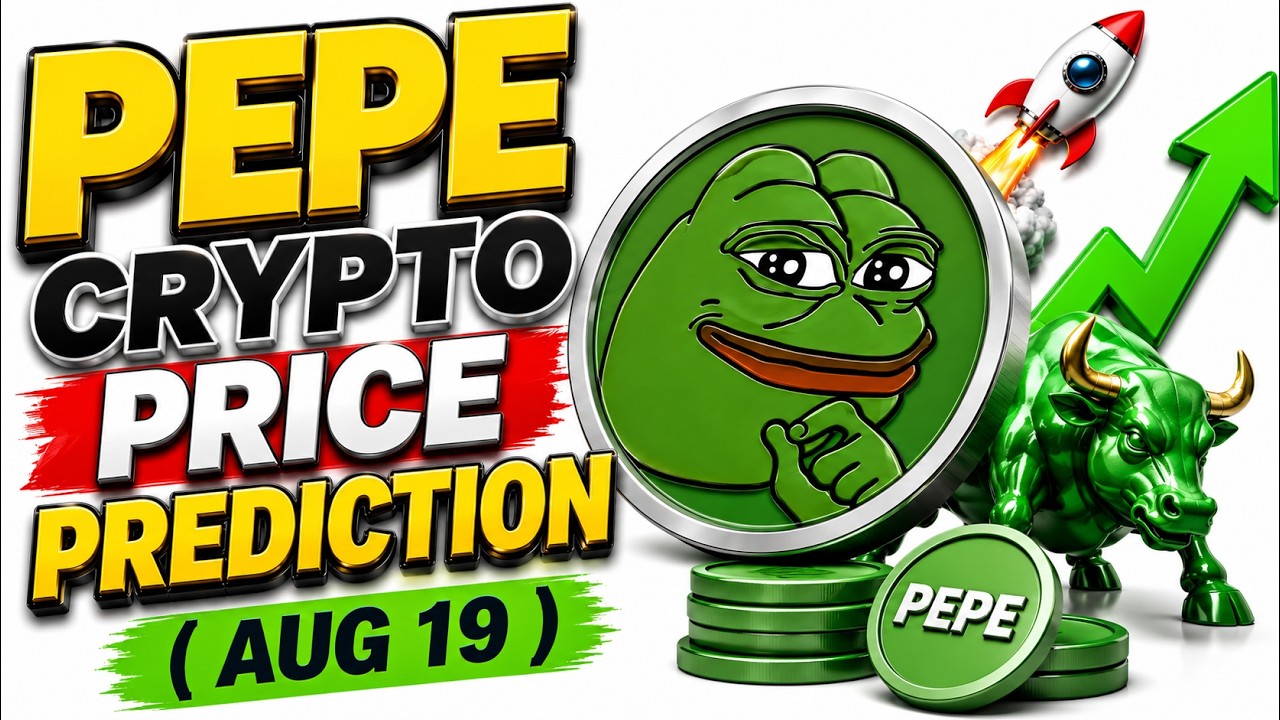 Pepe Coin Price Prediction | Pepe Crypto News Today ( Aug 19, 2026 )