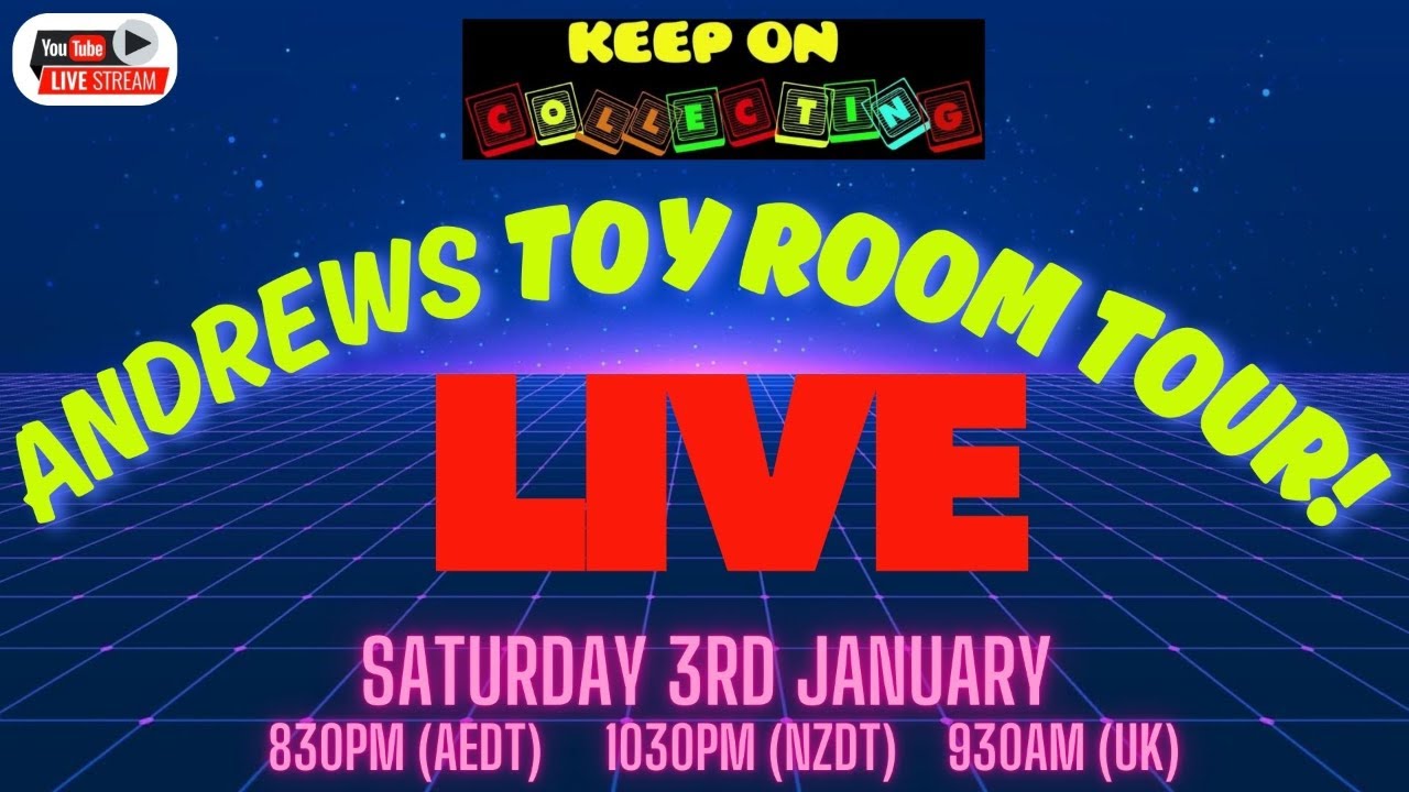 Part 1 - Andrew's Toy Room Tour - LIVE!