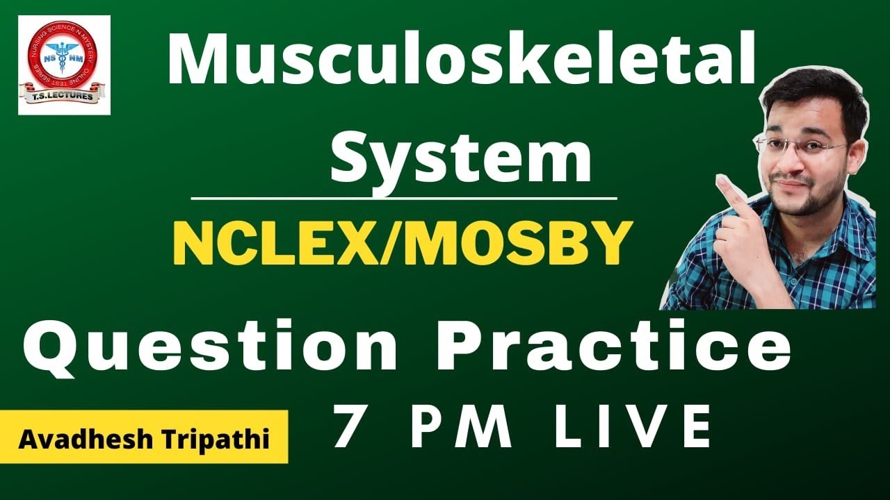 #NORCET Saunders Mobsy NCLEX RN MCQ | Musculoskeletal  Question | Best Nursing Officer coaching