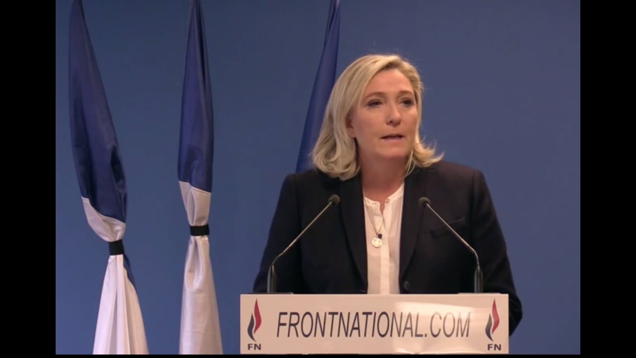 Attentats de Paris :  Marine Le Pen s'adresse aux Français (14 novembre 2015)