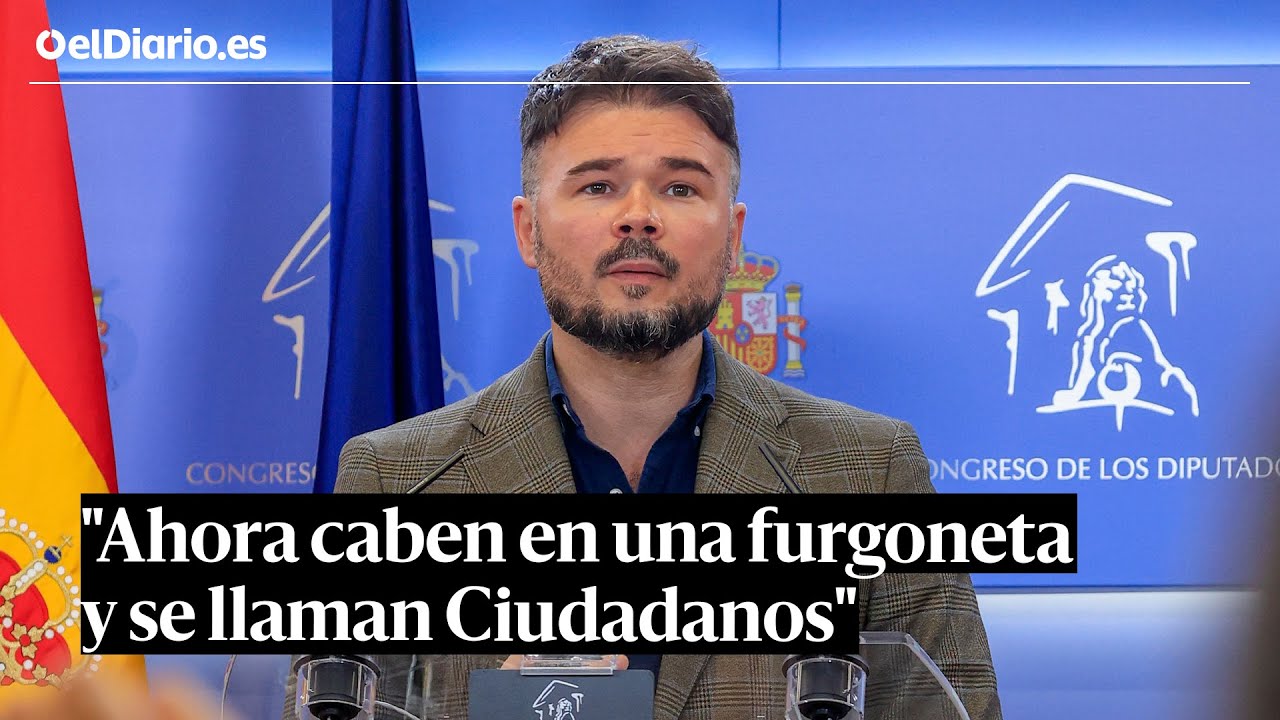 Gabriel Rufián sobre quienes dicen que se persigue el castellano en Catalunya