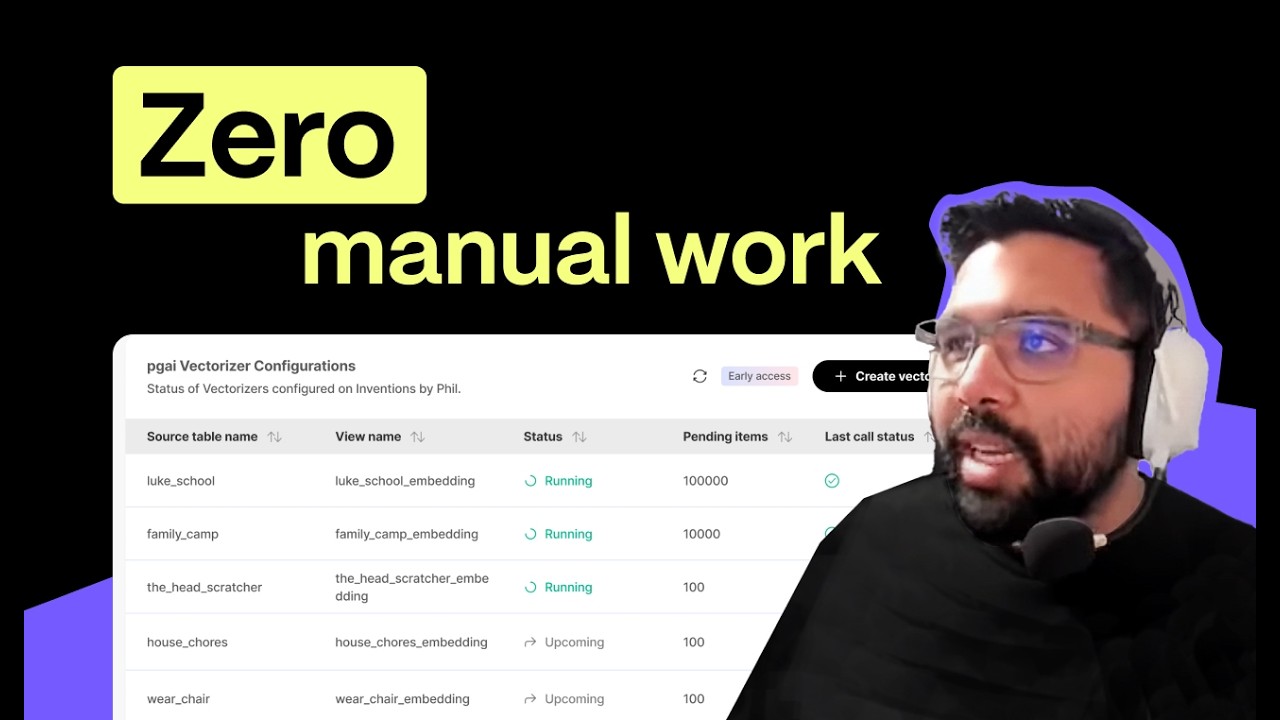 How to automate embedding creation and sync for RAG