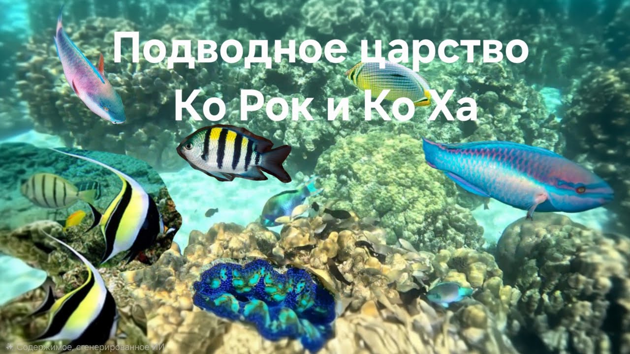 Подводное царство Ко Рок и Ко Ха | Снорклинг в Таиланде