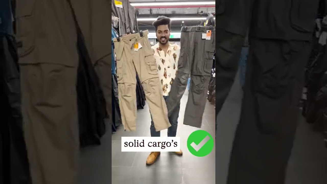 Decathlon SALE on Best CARGO PANTS  ✅WORTH IT OR NOT ❌ #shorts #ytshorts #menfashion #cargopant