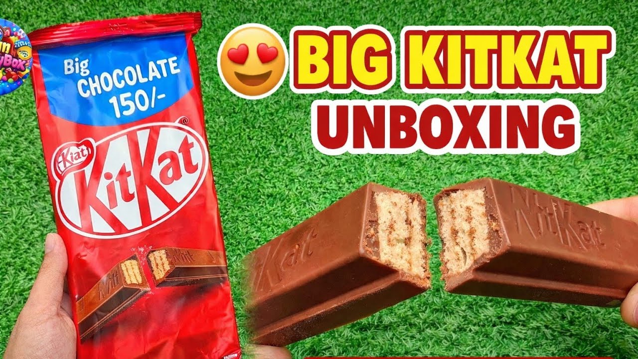 😍 Big KitKat Chocolate Unboxing | Itna Bada KitKat Pehli Baar Dekha!