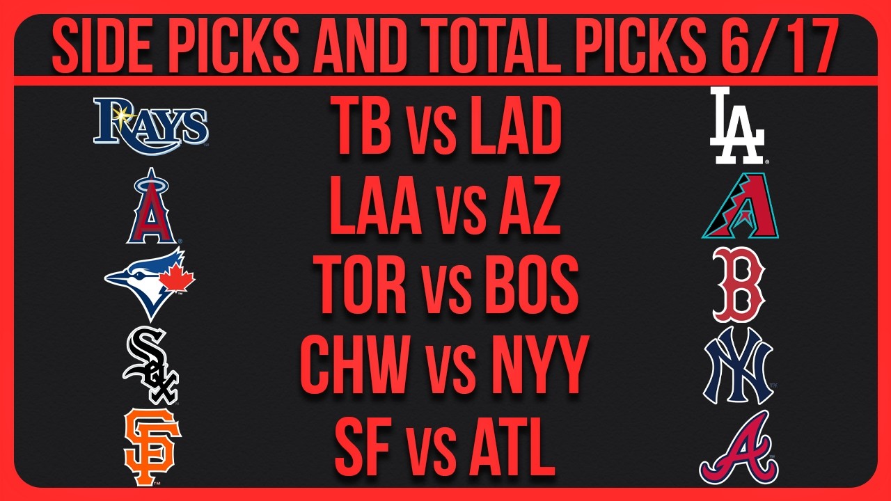 MLB Picks Today | Best Bets & Predictions Wednesday 6/17/26
