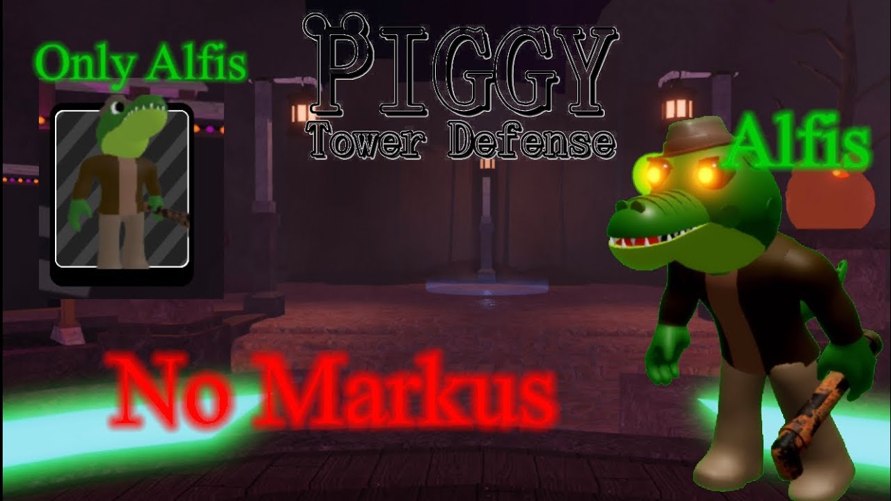 Piggy Tower Defense: Only Using Alfis | PTD | No Markus | :)