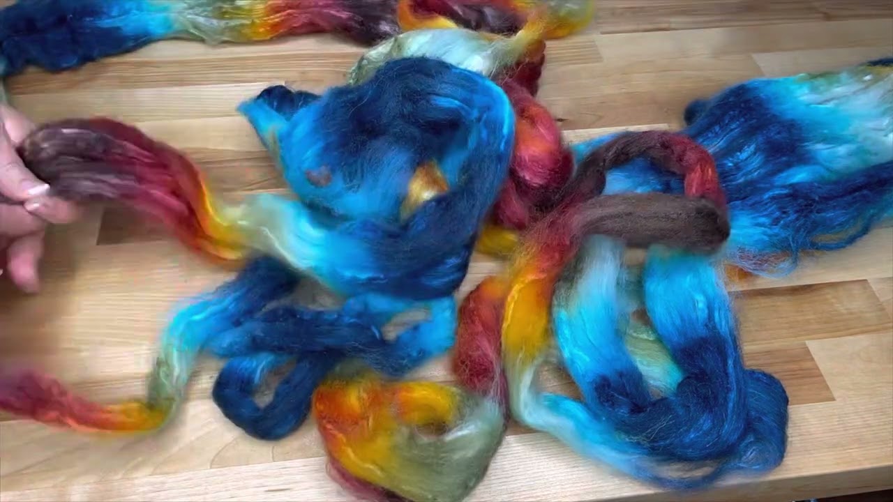 How to divide your combed top for 3ply sock spinning-Part 1
