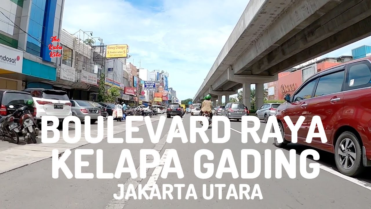 RIDING | SUASANA JALAN BOULEVARD KELAPA GADING | NORTH JAKARTA | 2022 | DRIVING JAKARTA