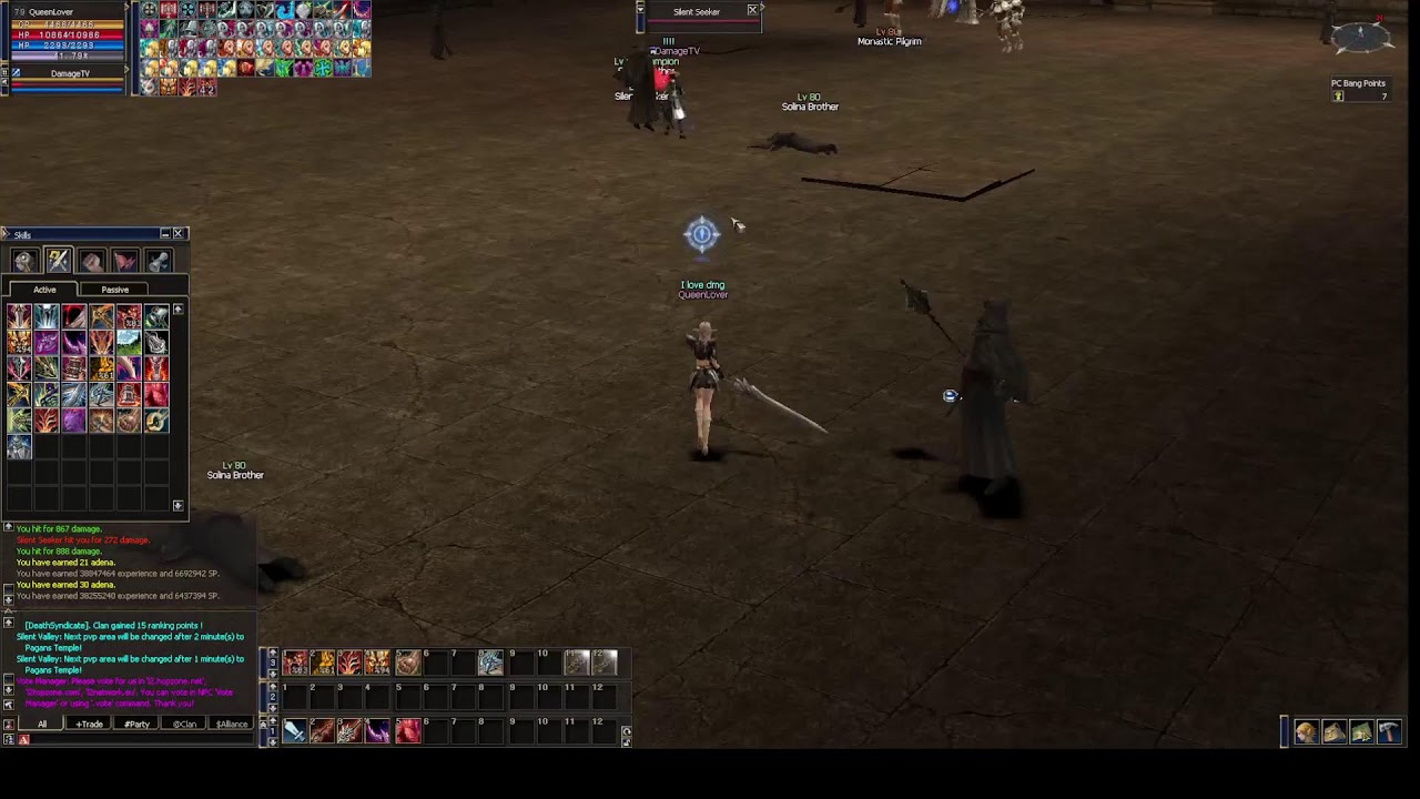 Старая школа LINEAGE II (SERVER L2DAMAGE.COM)