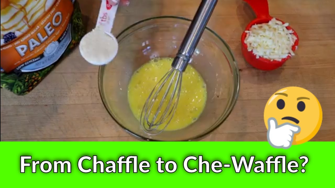 A More Waffley Chaffle? - Low Carb Chaffle Test Kitchen