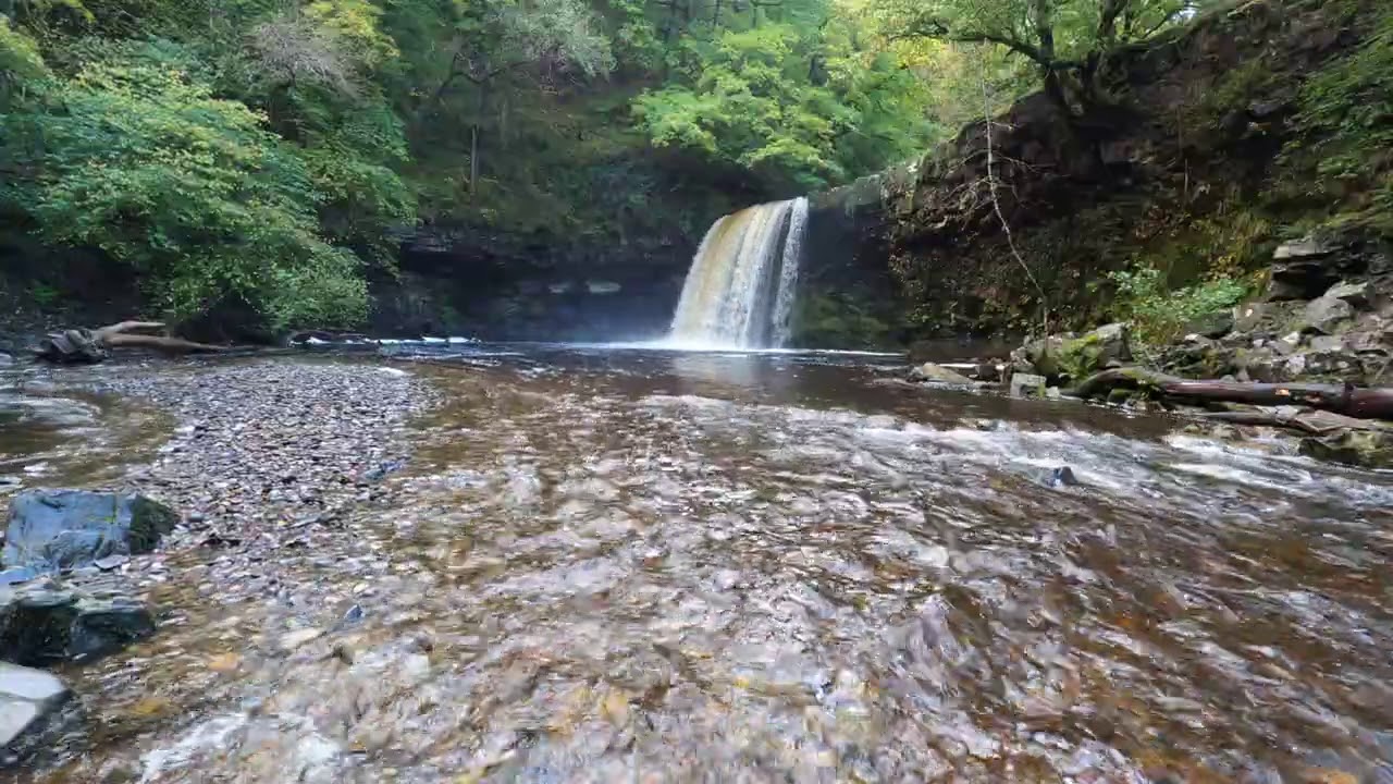 4K - Sgwd Gwladys Waterfall - Vale of Neath - Lady Waterfalls