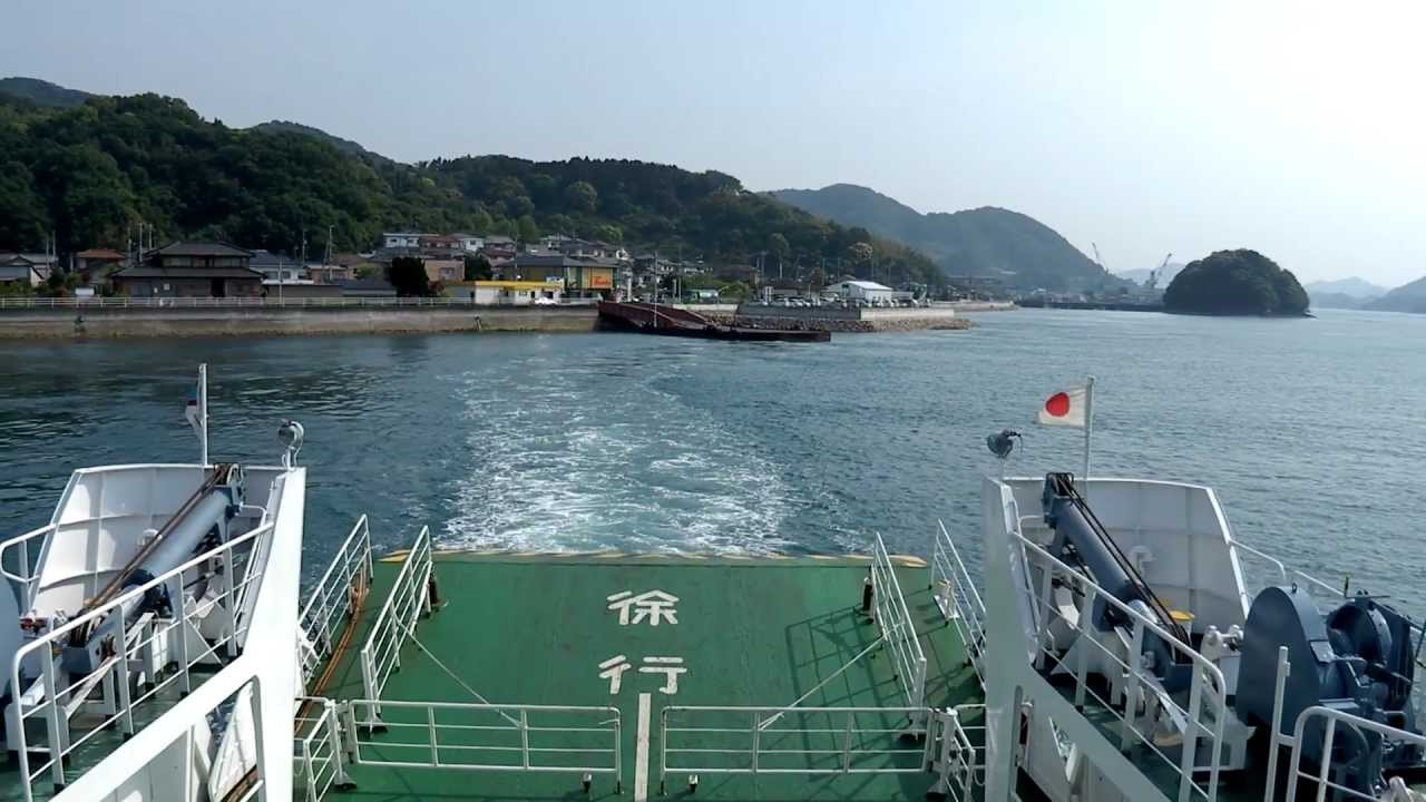 【後方展望】山陽商船 フェリー第五さんよう　垂水港出港