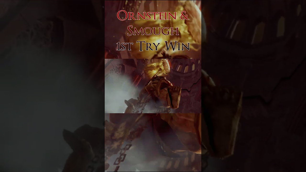 Ornstein And Smough 1st try #ds1 #darksouls #darksoulsremastered #darksoulsplatinum  #platinum