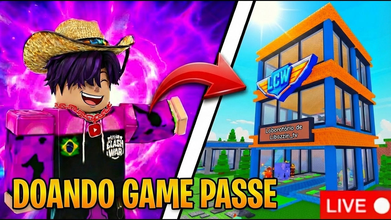 🔴 AO VIVO: EVENTO E DOANDO MUITO ROBUX AGORA 😇🔥 (LABORATÓRIO BRAINROT)