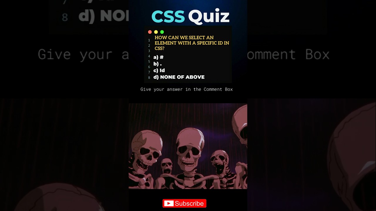 How Well Do You Know CSS? Test Here! 👨&zwj;💻 #shorts  #webdesign