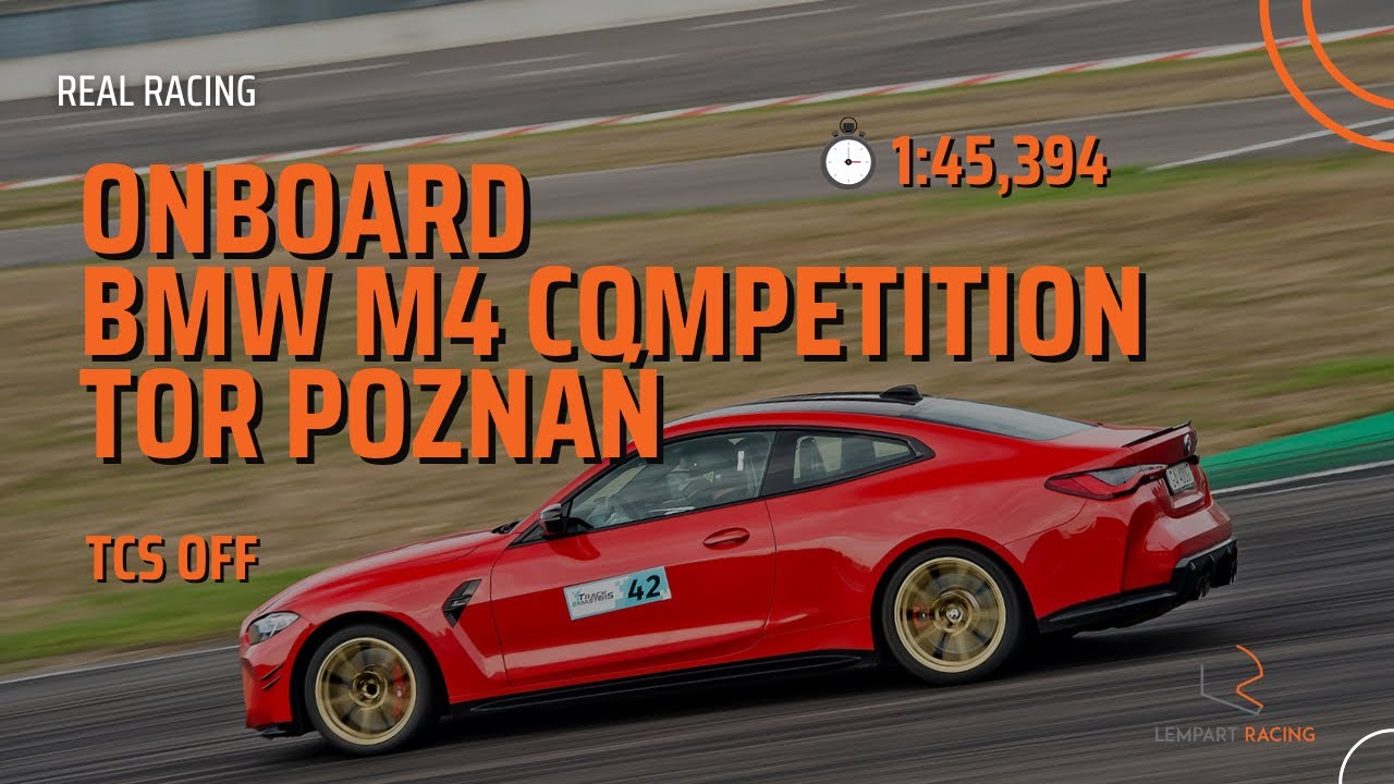 BMW M4 Competition (G82) | Tor Poznań | 1:45,394 | Onboard | Damian Lempart