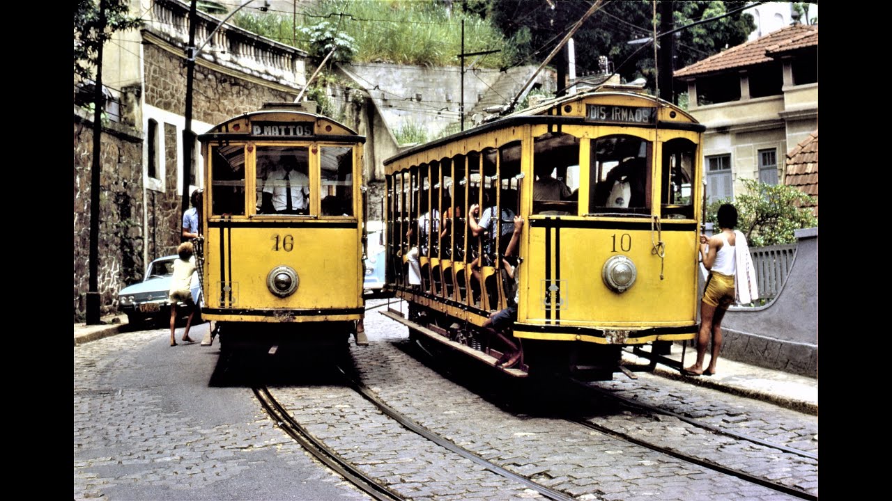Rio de Janeiro, Brazil, Santa Teresa Tramway Scenes   1975 & 1979