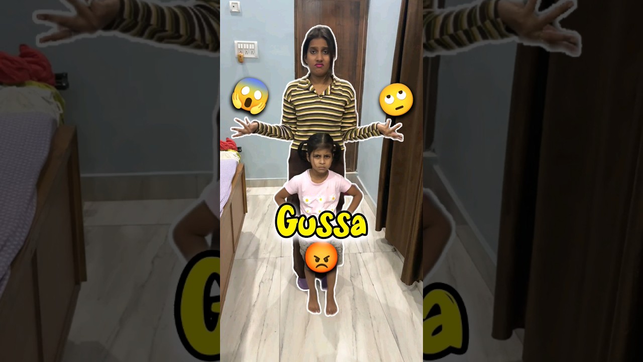 Ruhi Ka Gussa 😡😱 Day 378 #minivlog #ashortaday #tranding #shorts