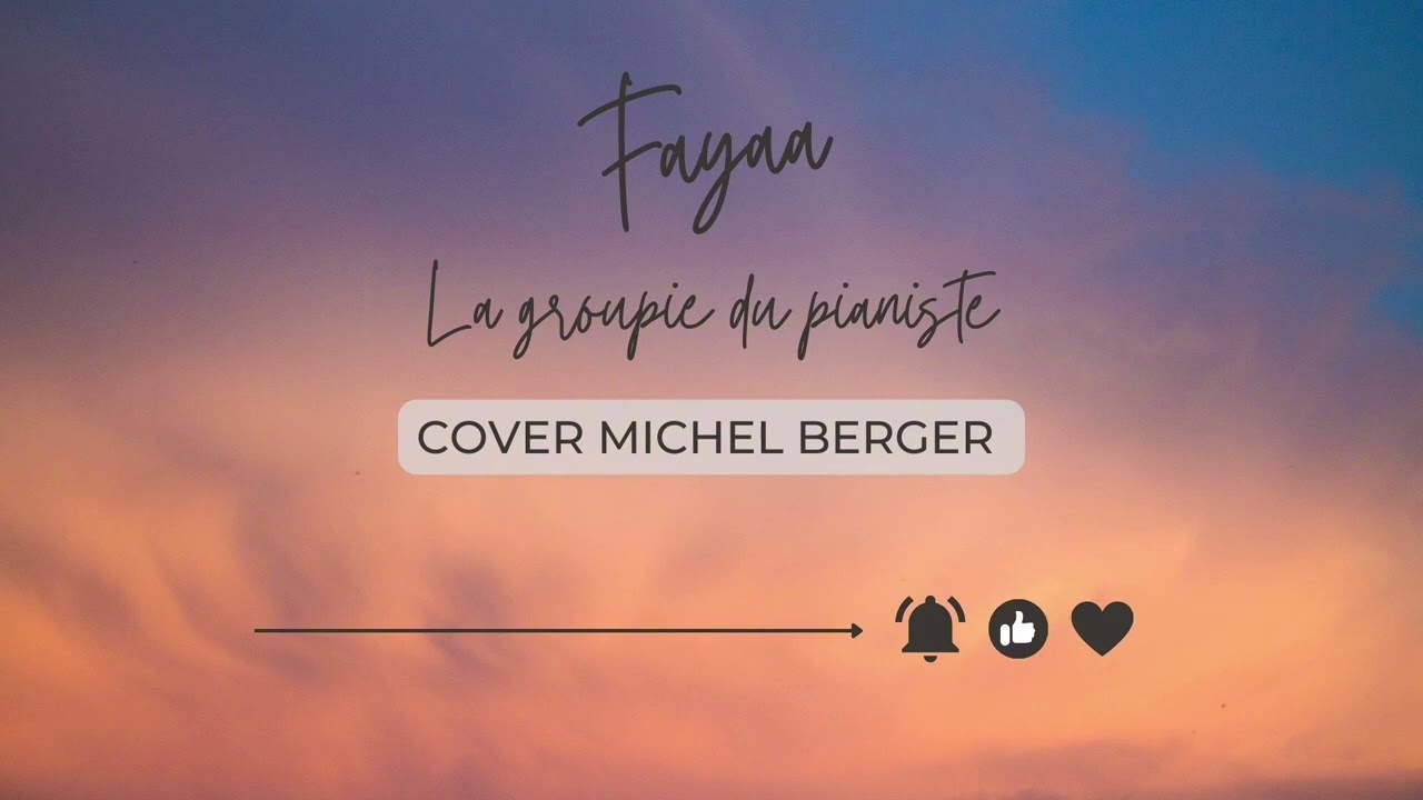 Fayaa - La groupie du pianiste COVER