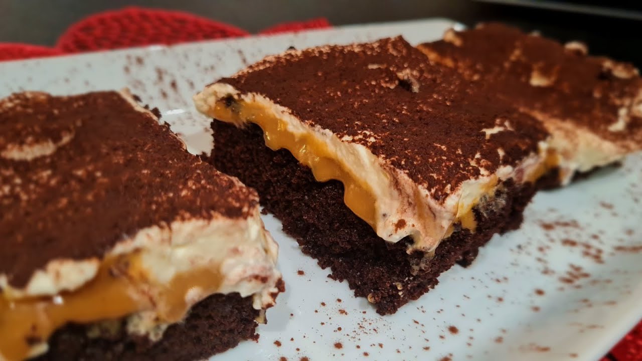 Chocolate & Caramel Cake (Super SOFT & MOIST) By Yummy Halal