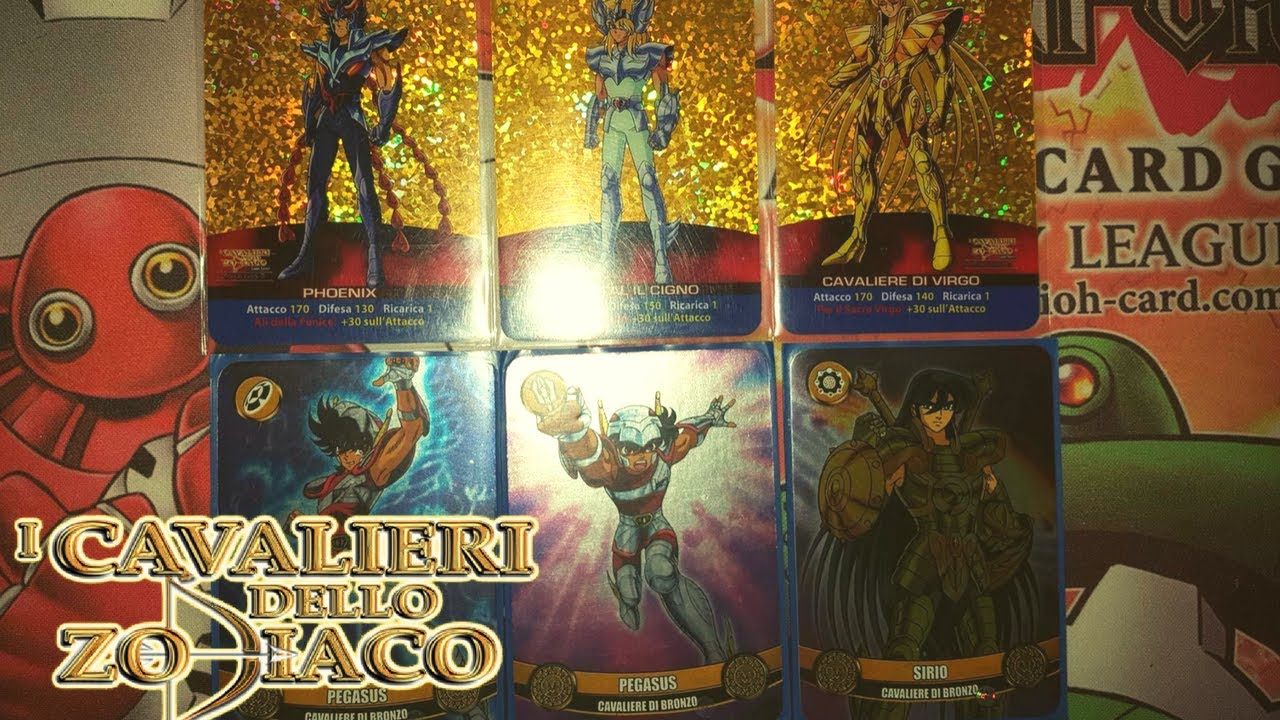 LA MIA COLLEZIONE DI CARTE DEI CAVALIERI DELLO ZODIACO