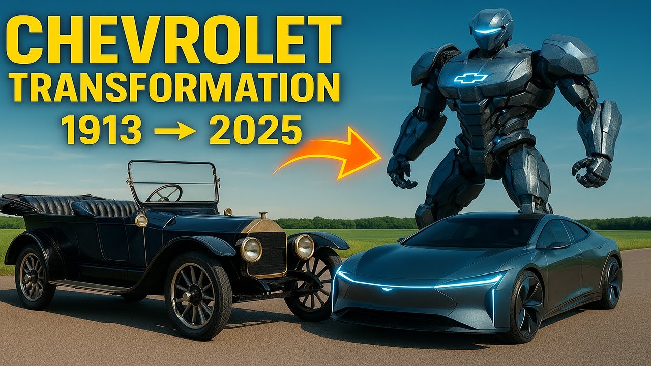 CHEVROLET CAR EVOLUTION TRANSFORMATION  (1913 &ndash; 2025)