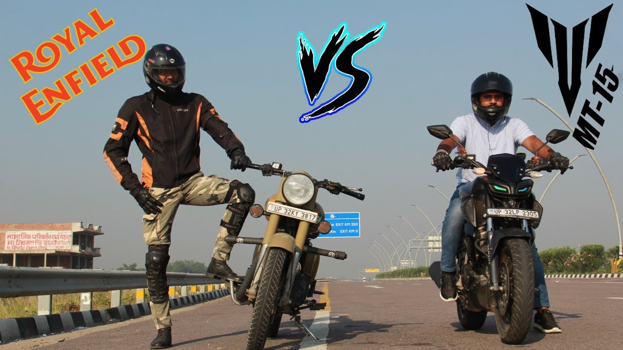 RE Classic 350 VS Yamaha MT15 , Bullet se ye umeed ni thi 😱😱😱 Surprised!!!