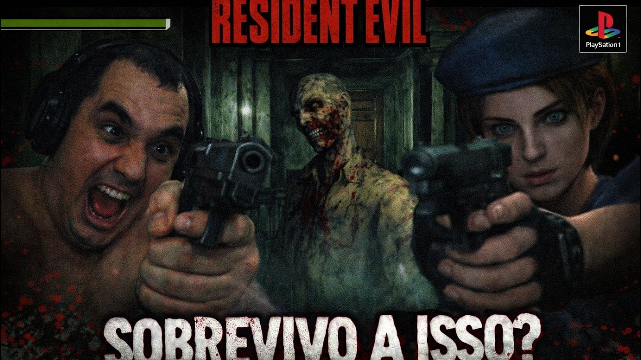 Rolando um RPG MAKER e depois Resident Evil 1 #581 #games