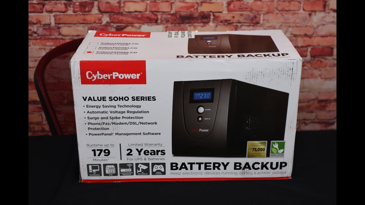 Unboxing the CyberPower 2200va UPS