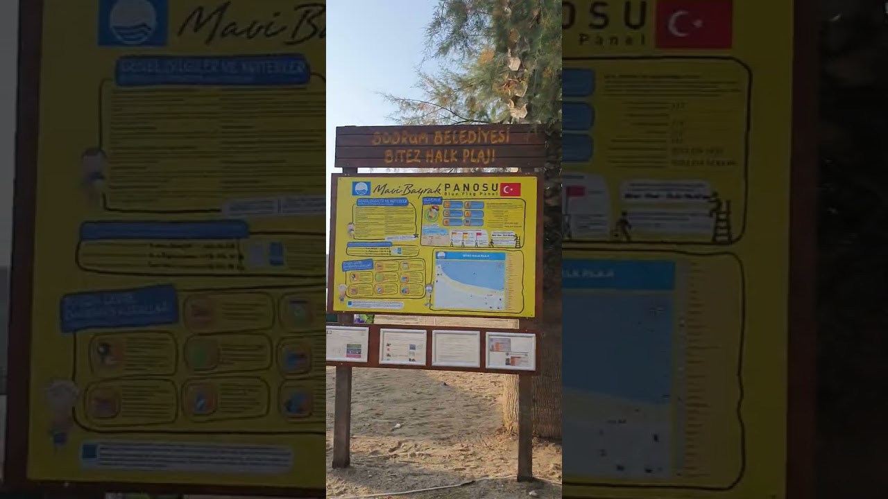 пляж Битез Бодрум август 2023/Bitez beach Bodrum August 2023 #shorts #beach #bodrum #bitez