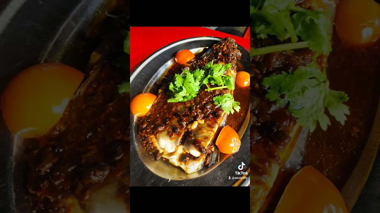 Steam Fish Head At Fatty Porridge OUG Stall In Old Klang Road 