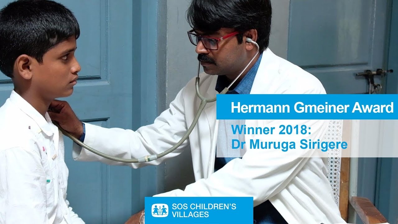 Hermann Gmeiner Award 2018: Dr Muruga Sirigere