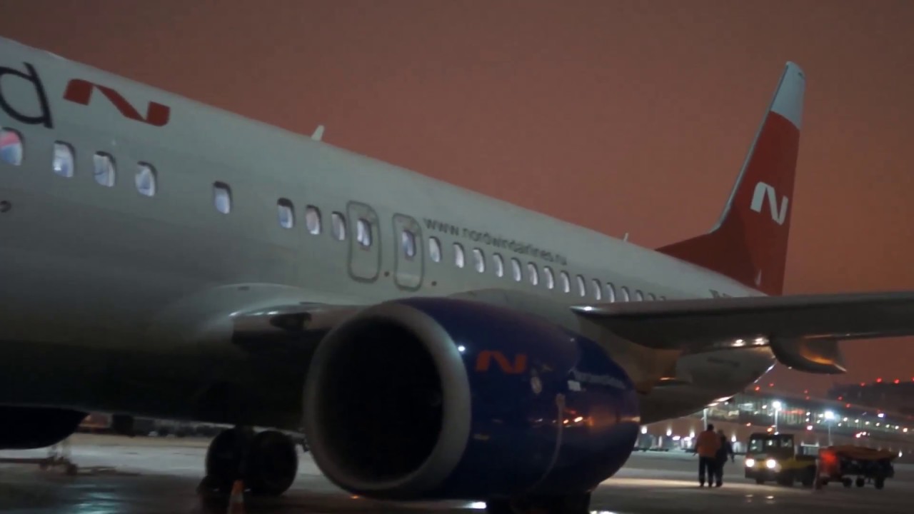 Перелёт Москва-Казань.Nordwind Airlines.Boeing 737-800.02.02.18