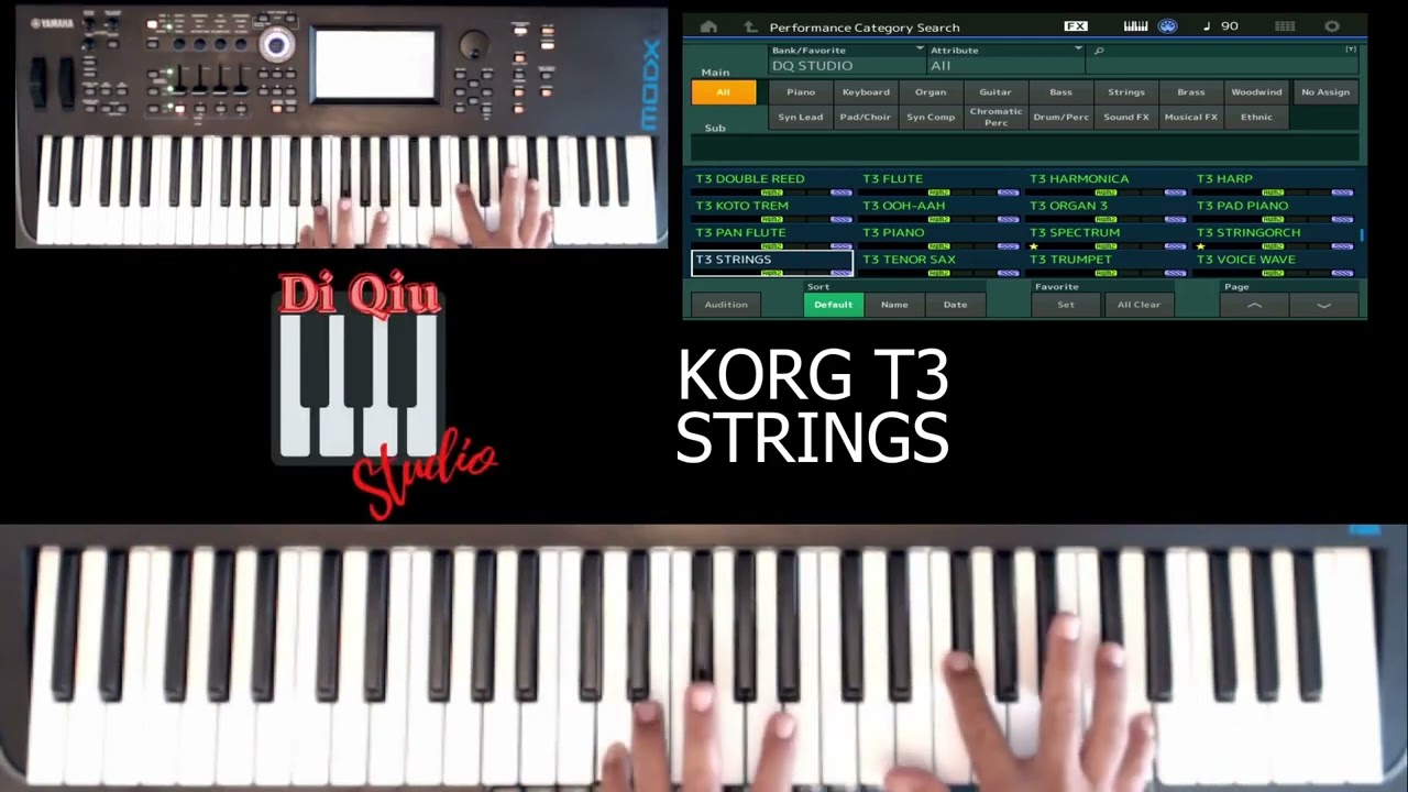 YAMAHA MODX/MONTAGE SAMPLES - KORG T3