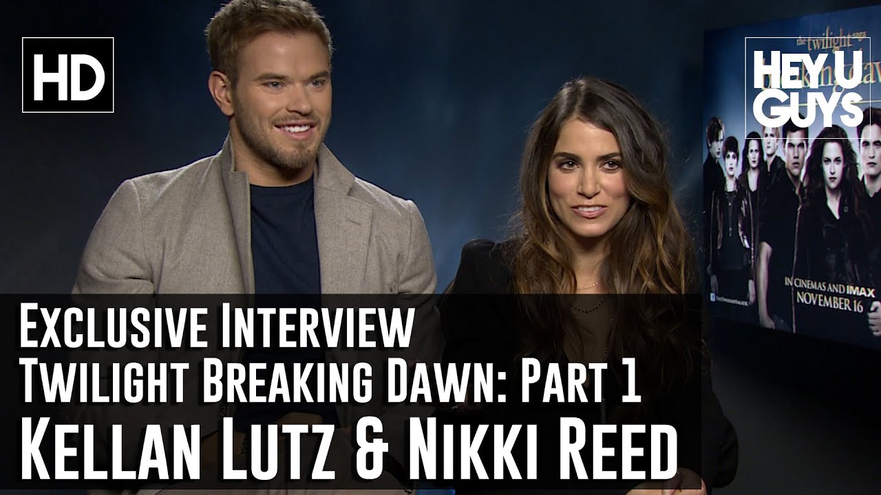 Nikki Reed and Kellan Lutz - Twilight Breaking Dawn Part 2 Exclusive Interview